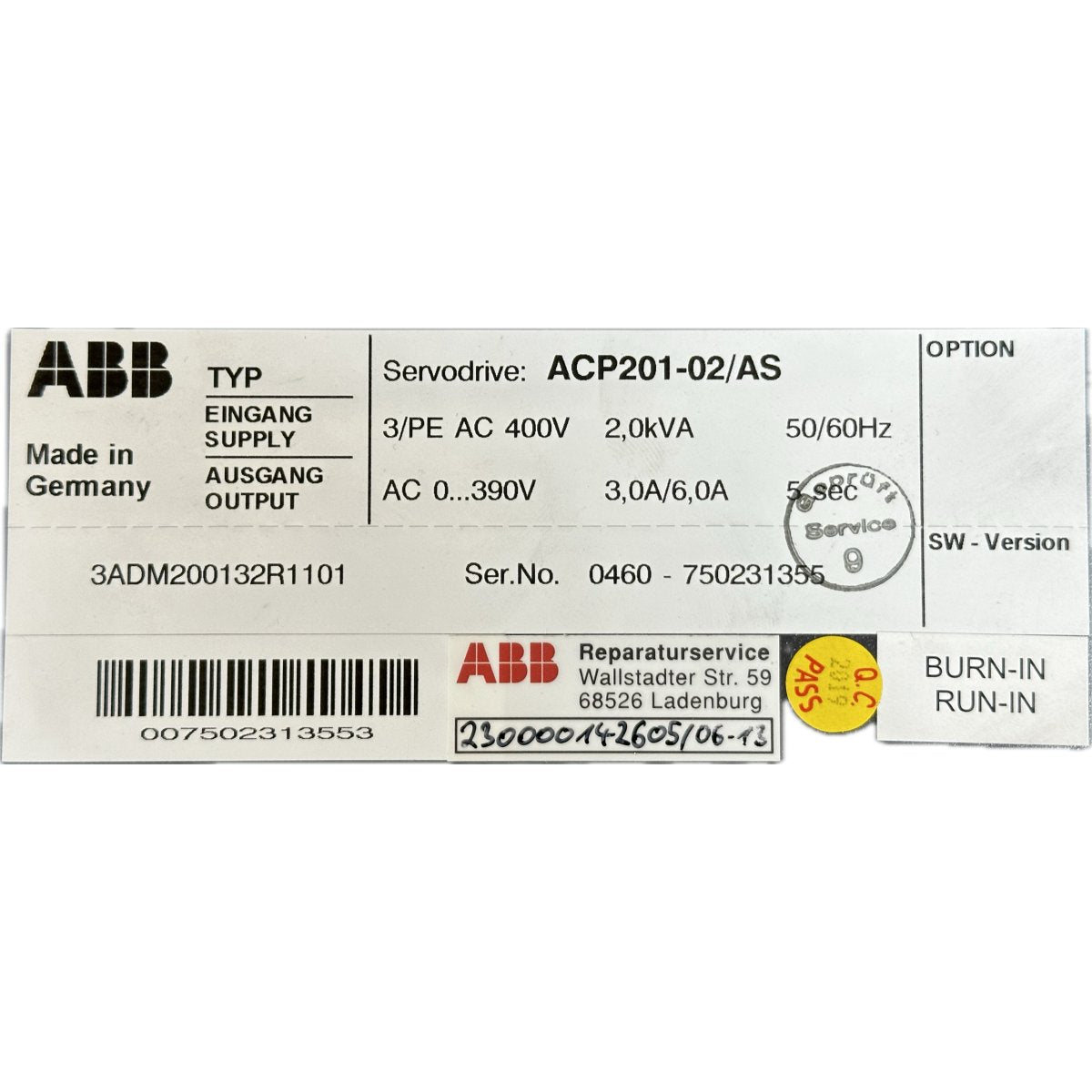 ABB ACP201-02/AS-4