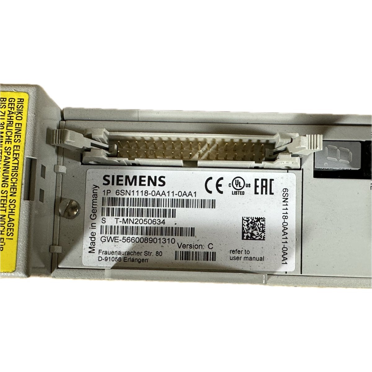 Siemens 6SN1123-1AA00-0HA2-3