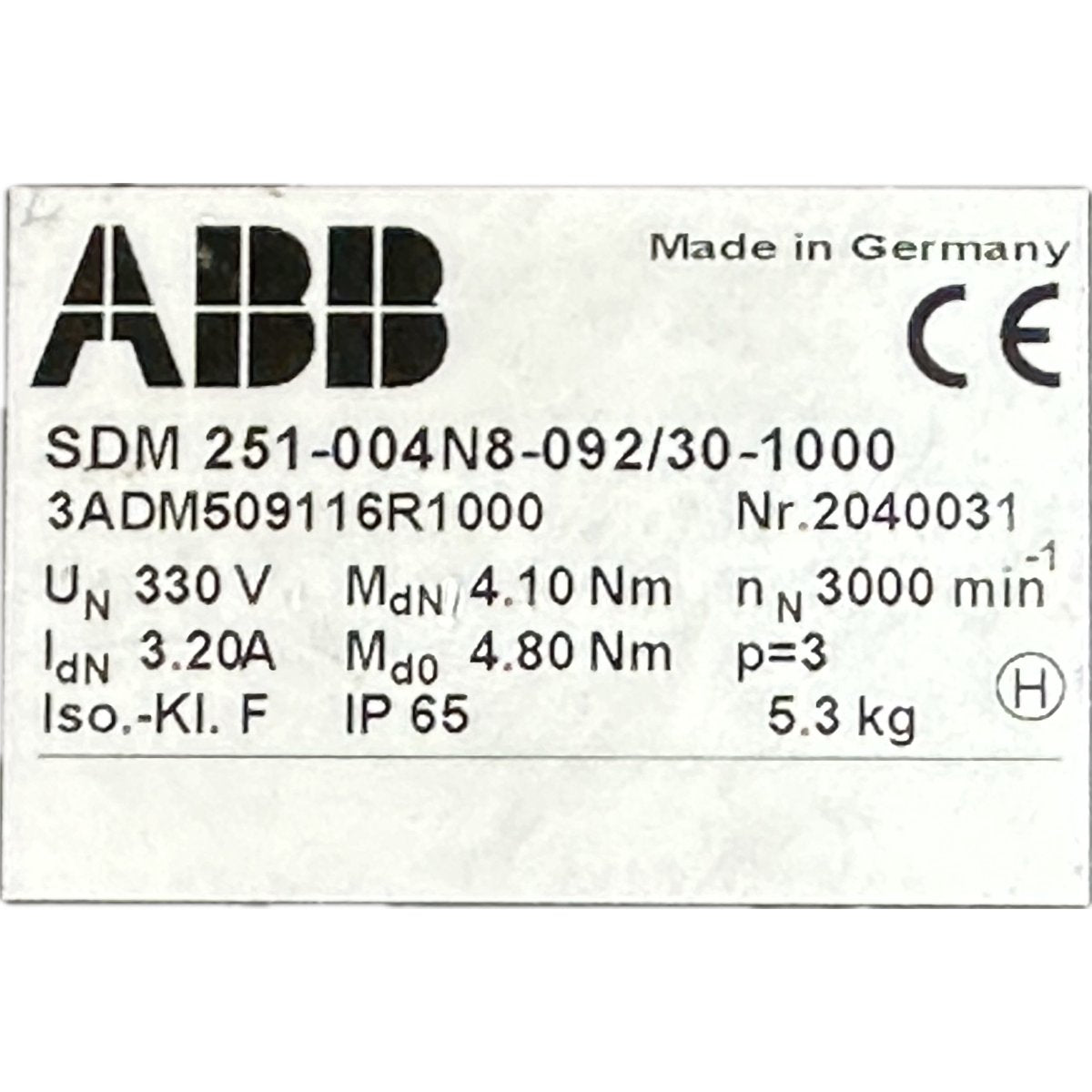 ABB SDM 251-004N8-092-4