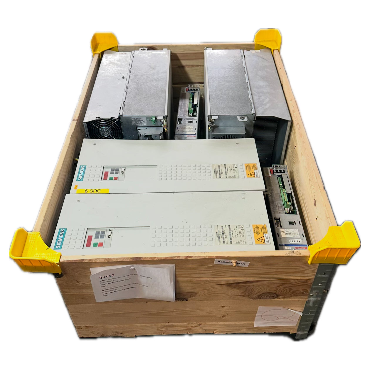Box MJ62 Posten Frequenzumrichter Siemens 6SE7023-4FD61-Z Refu RD51.1