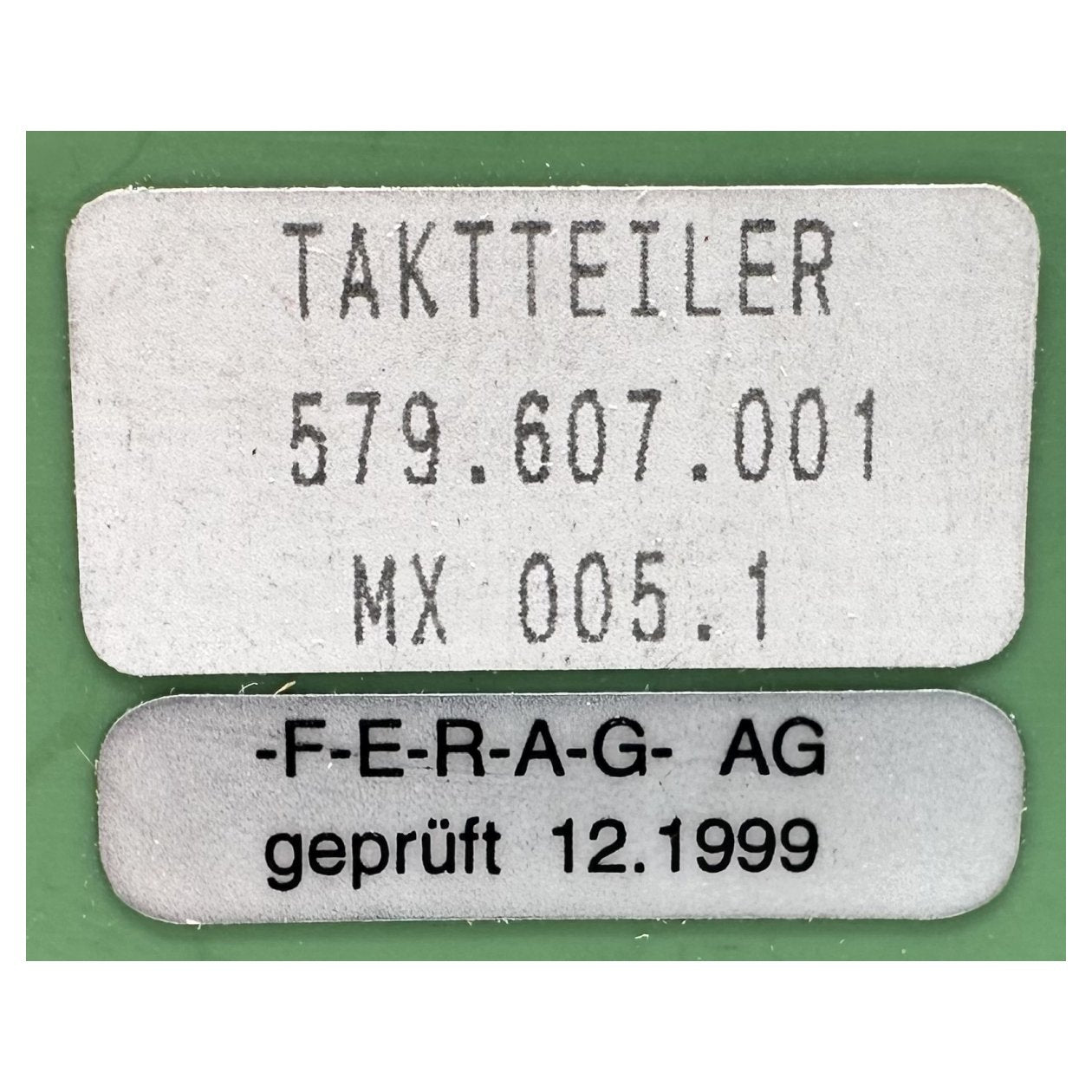 DJ1010 Taktteiler Ferag MX005.1 579.607.001 Ohne Klemme_3