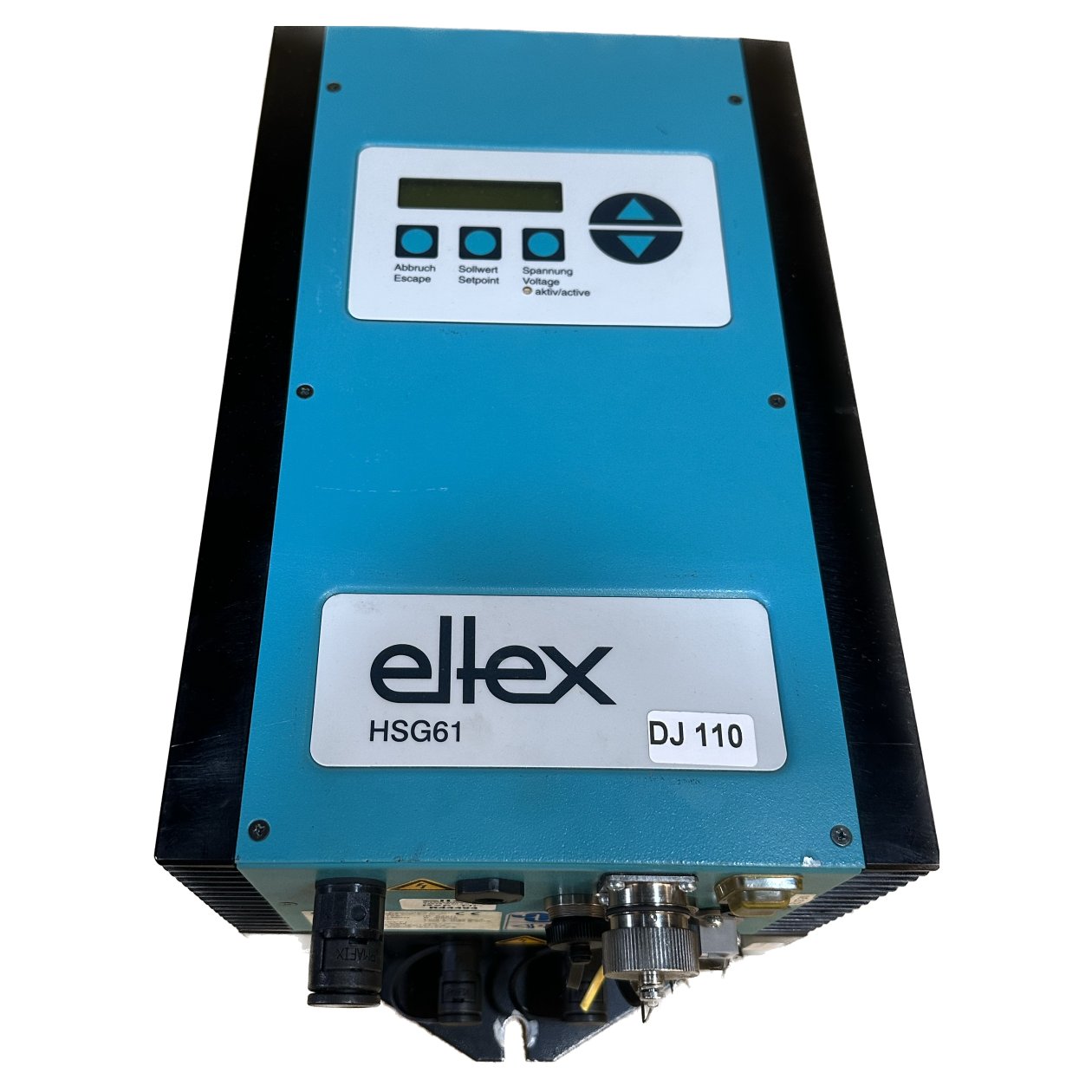 .DJ110 Hochspannungsnetzteil Eltex HSG61/EX12A 0-27KV