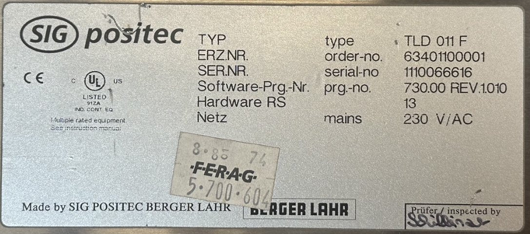 Berger Lahr TLD011F-4