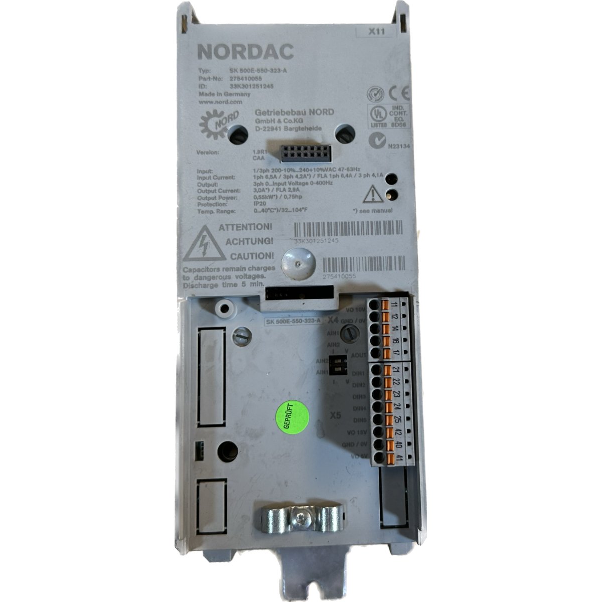 Nordac SK 500E-550-323-3