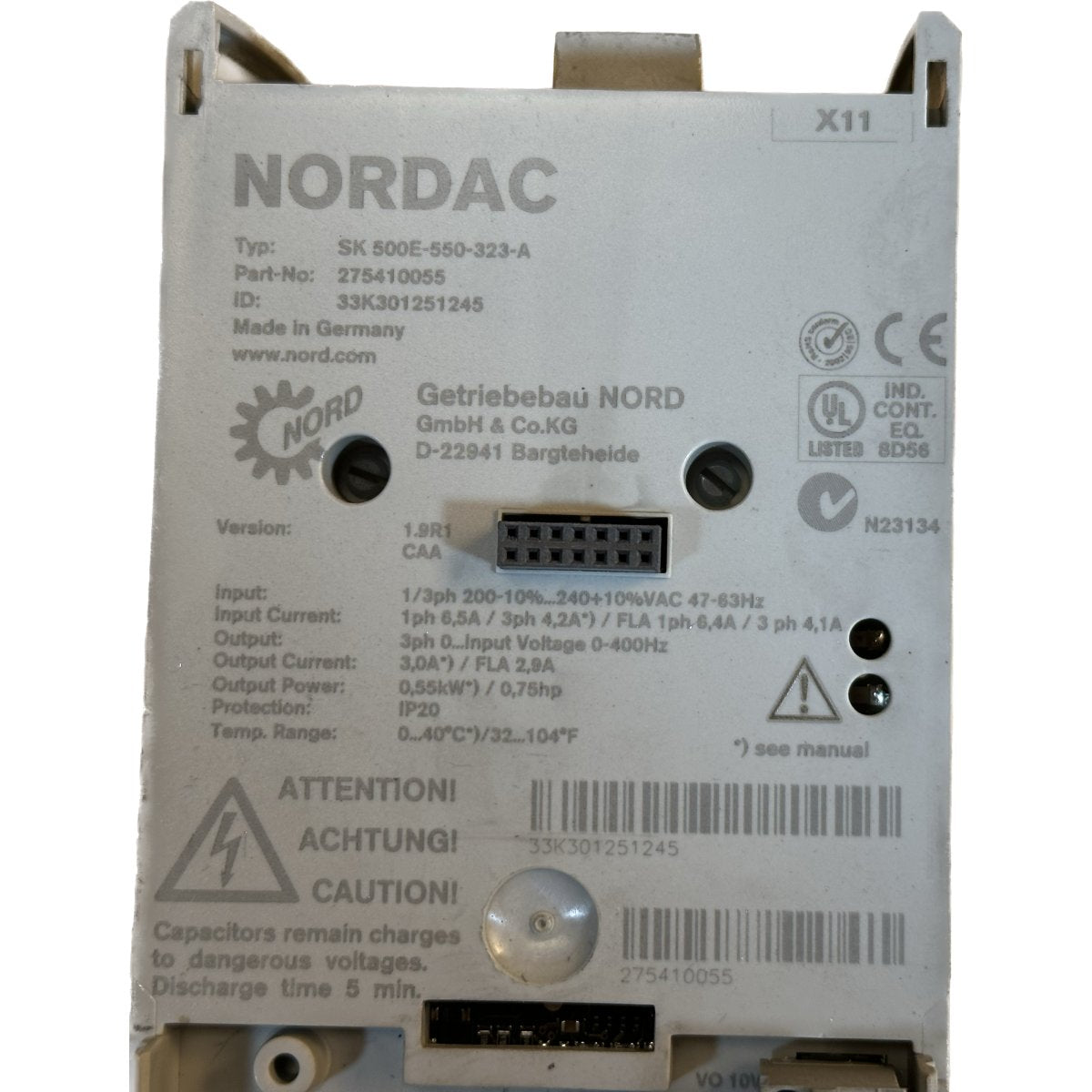 Nordac SK 500E-550-323-4