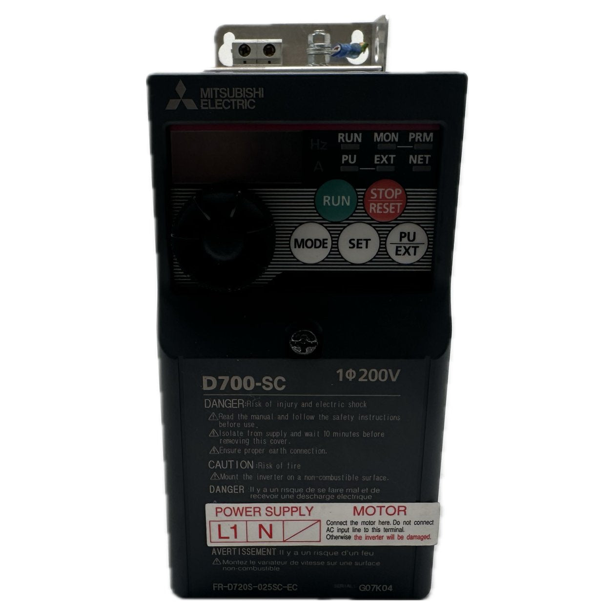 DJ253 Inverter Mitsubishi Electric FR-0720S-0255C-EC_3