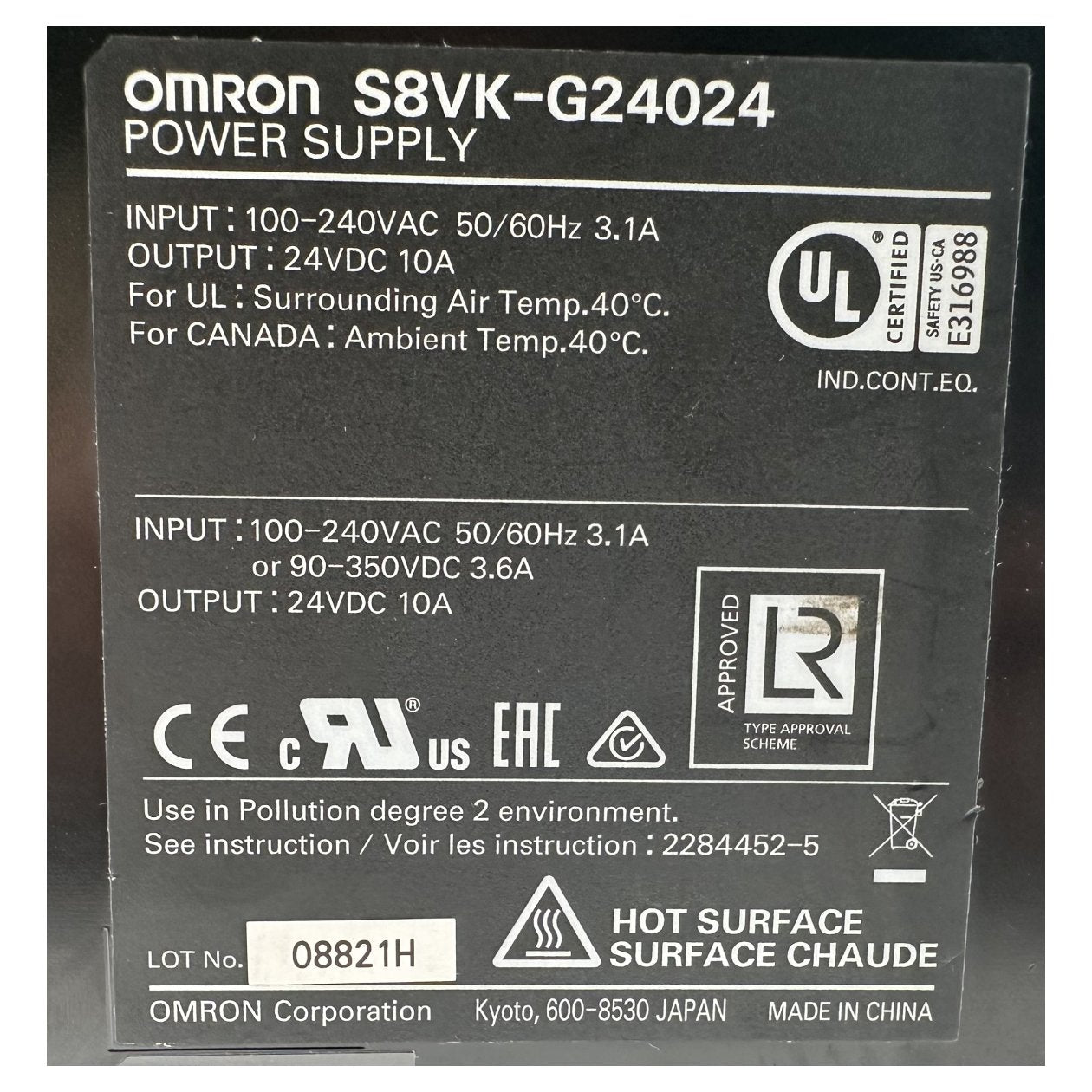 DJ288 Stromversorgung Omron S8VK-G24024_3