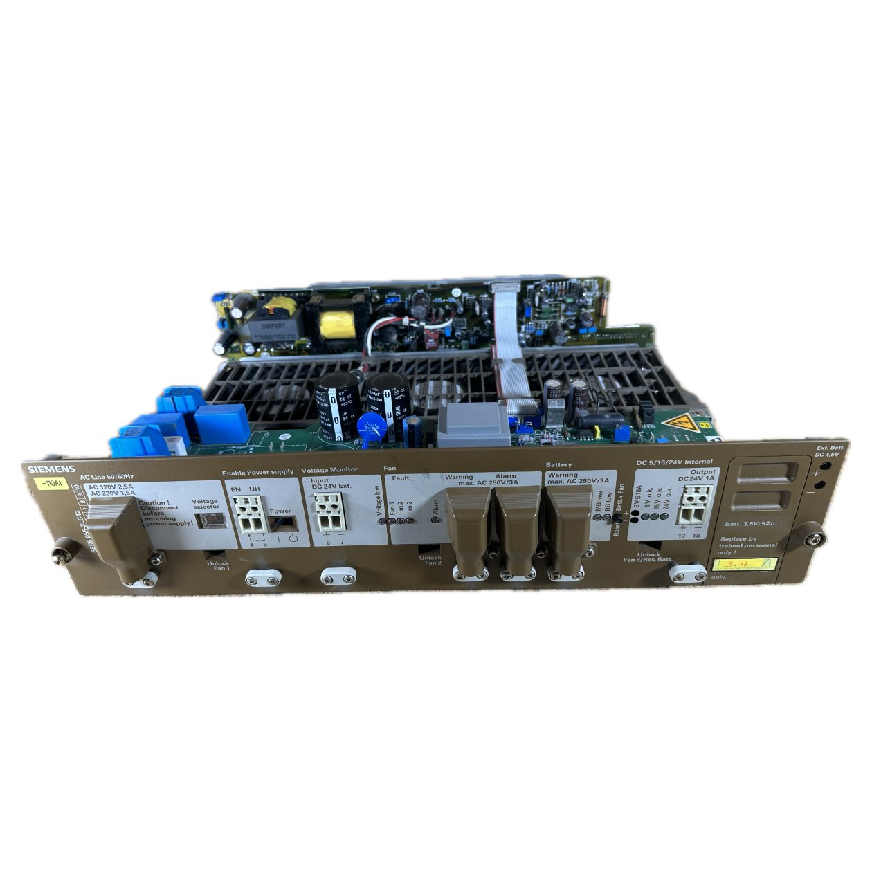 .DJ350 Power Supply Simatic S5 Siemens 6ES5955-3LC42 6ES5 955-3LC42 E1
