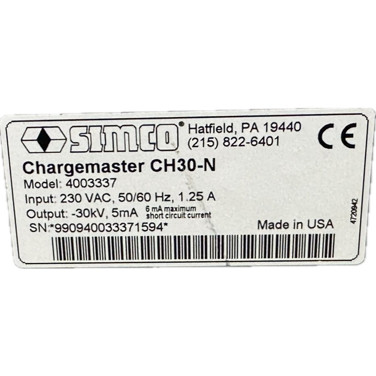 DJ440 Simco Chargemaster CH30-N 4003337_4