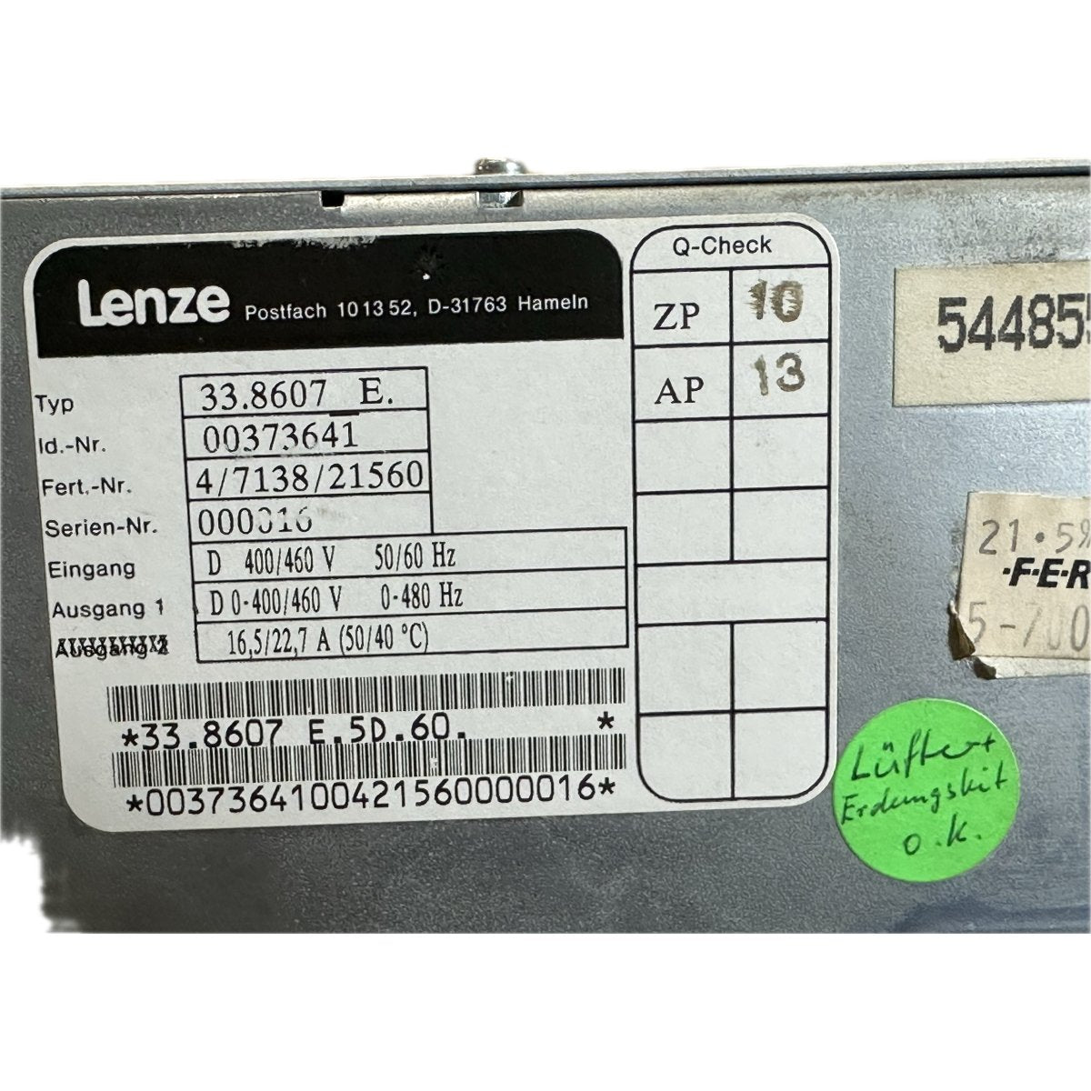 Lenze 8607_E-4