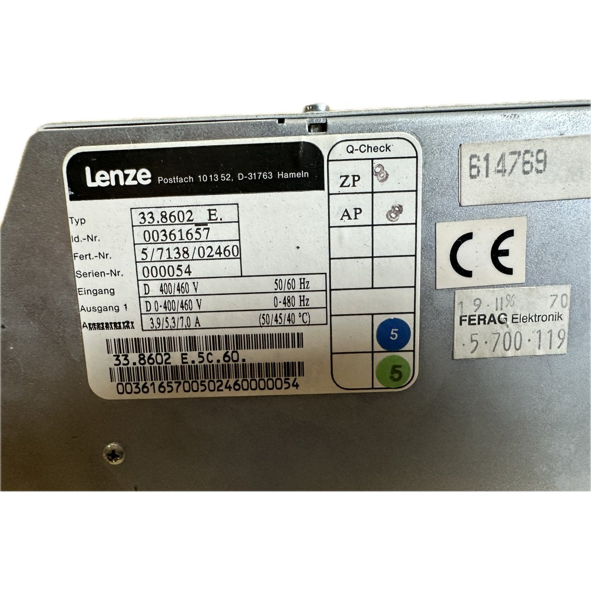 Lenze 33.8602-4