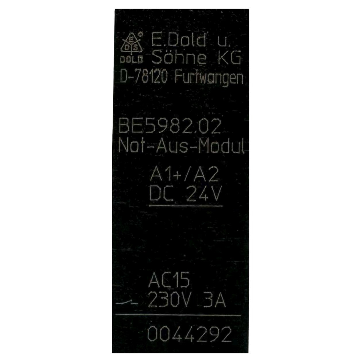 DJ516 Posten 3 Stück Not-Aus-Modul Dold BE5982.02_5