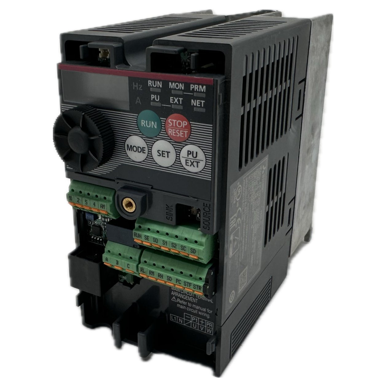 DJ566 Inverter Mitsubishi FR-D720S-025SC-EC D700-SC Deckel fehlt