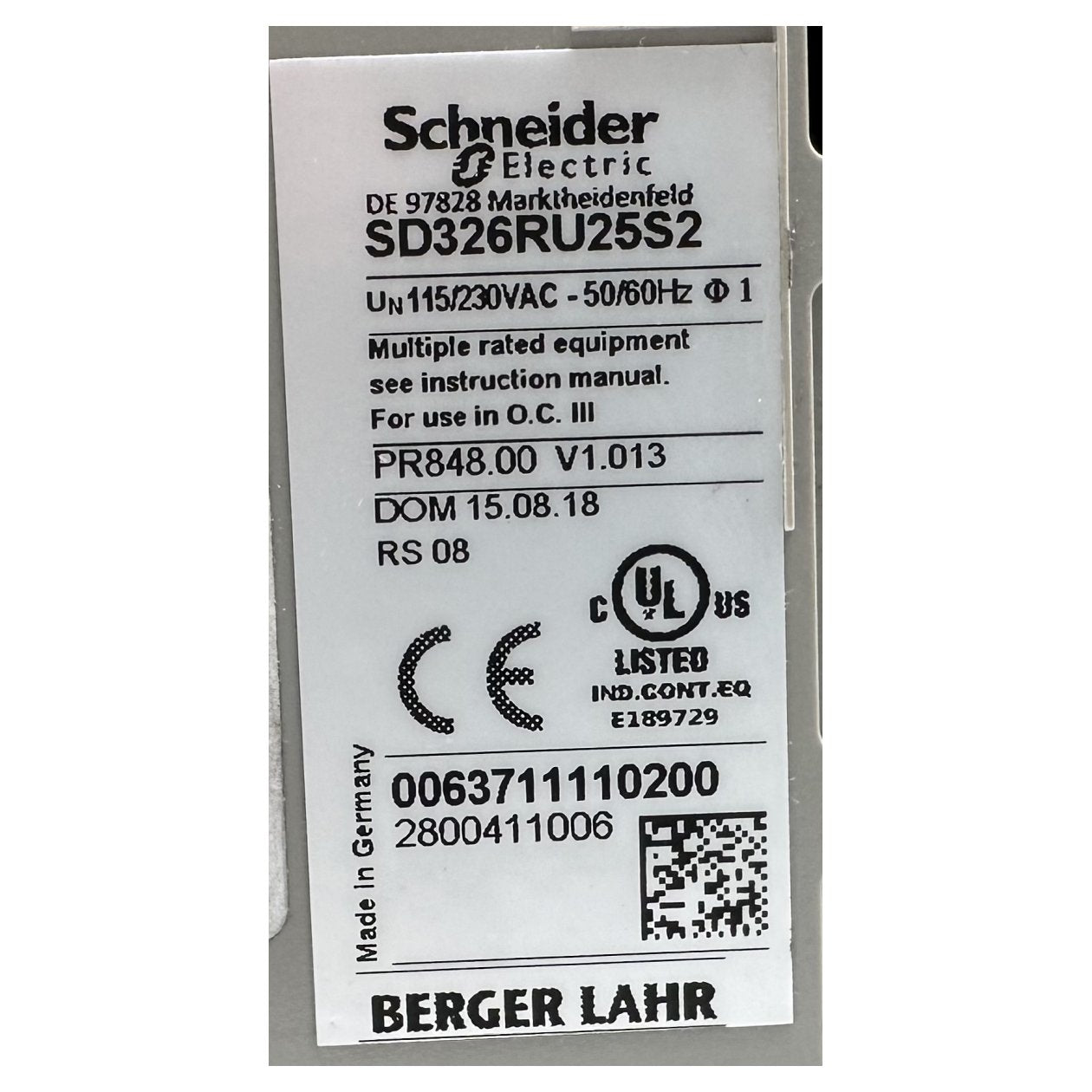 DJ572 Schrittmotorverstärker Schneider Electric SD326RU25S2 Ferag 31263135/000_4