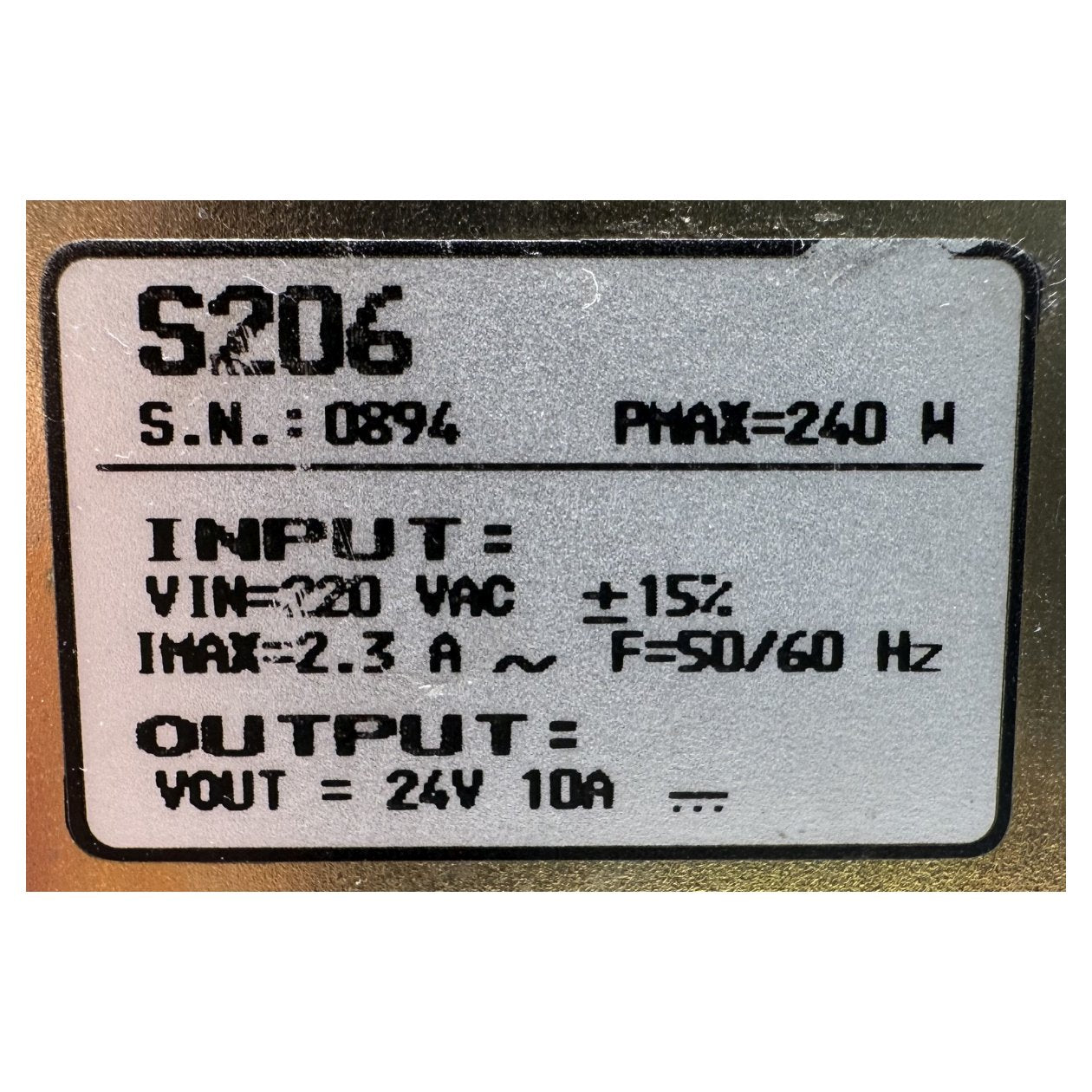 DJ573 Switching Power Supply Power Control Systems S206_4