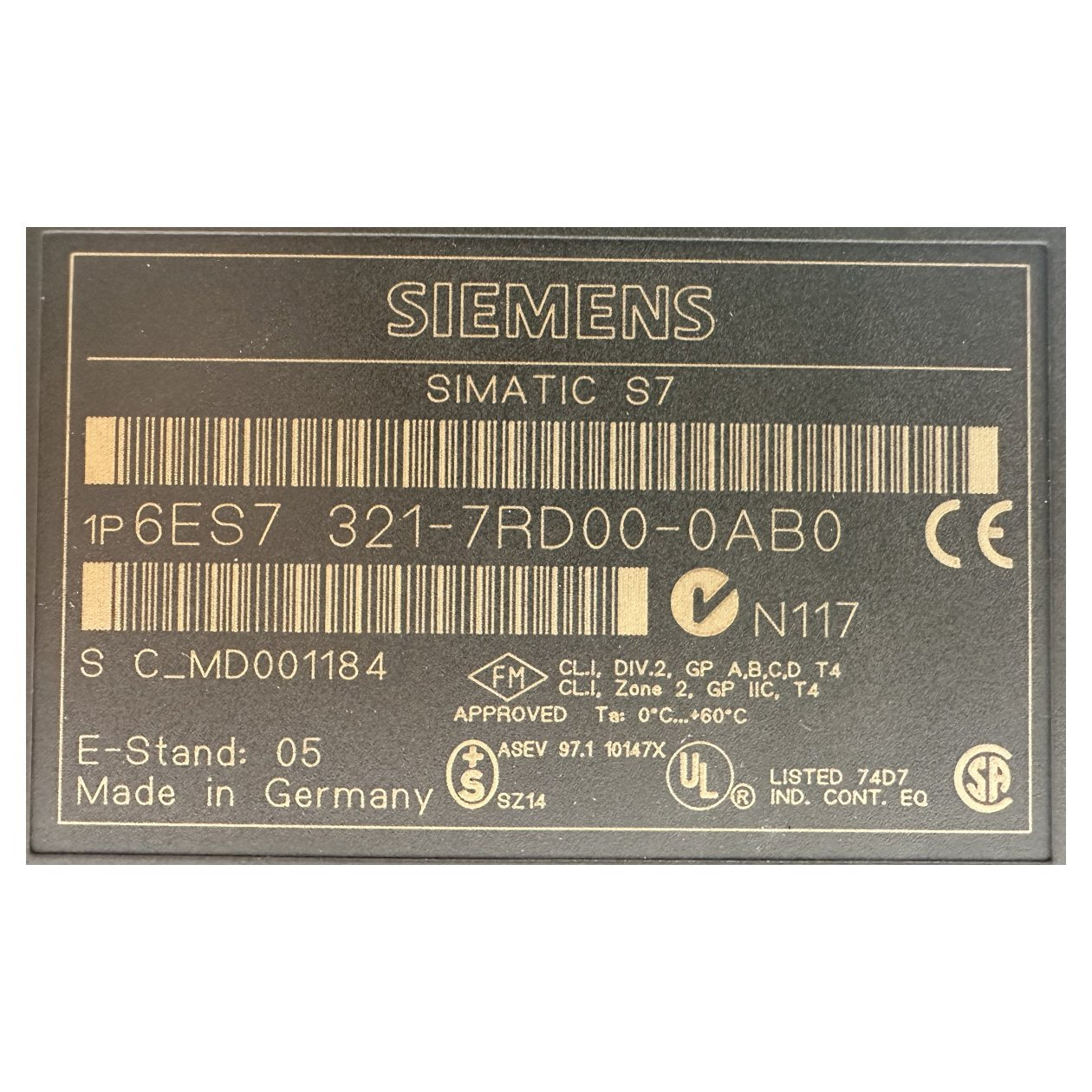 DJ577 Posten 6 Stück Simatic S7 Siemens 6ES7 321-7RD00-0AB0 E5_5