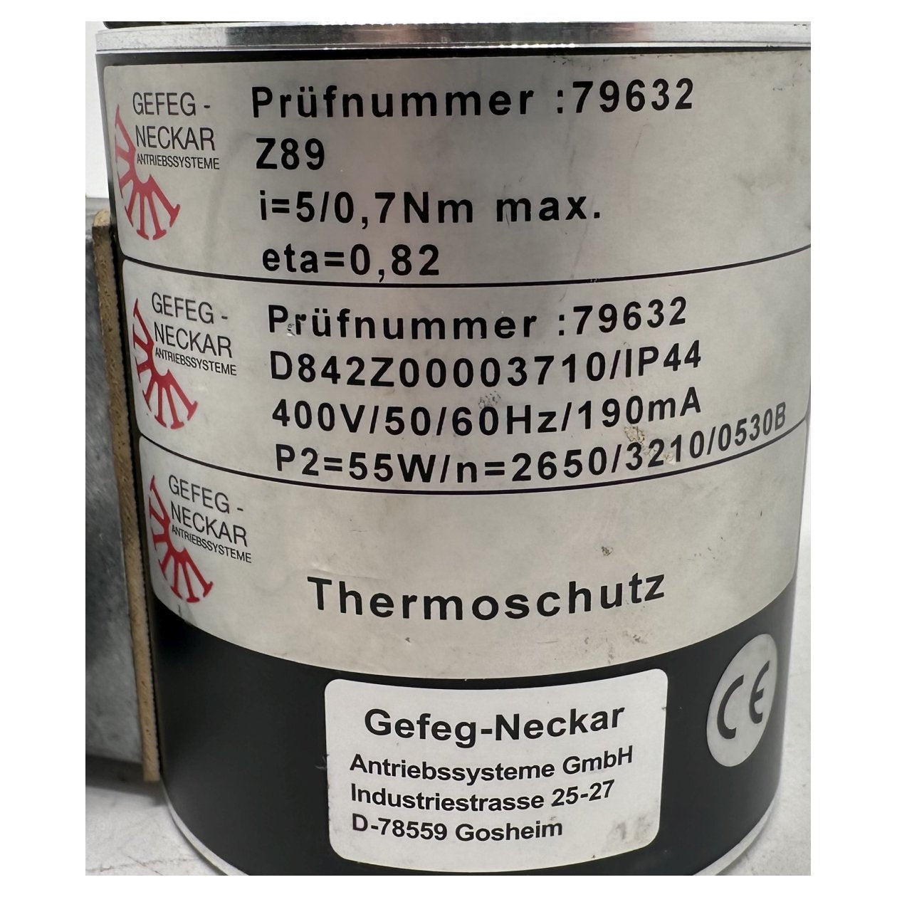 DJ630 Thermoschutz Gefeg-Neckar D842Z00003710/IP44_3