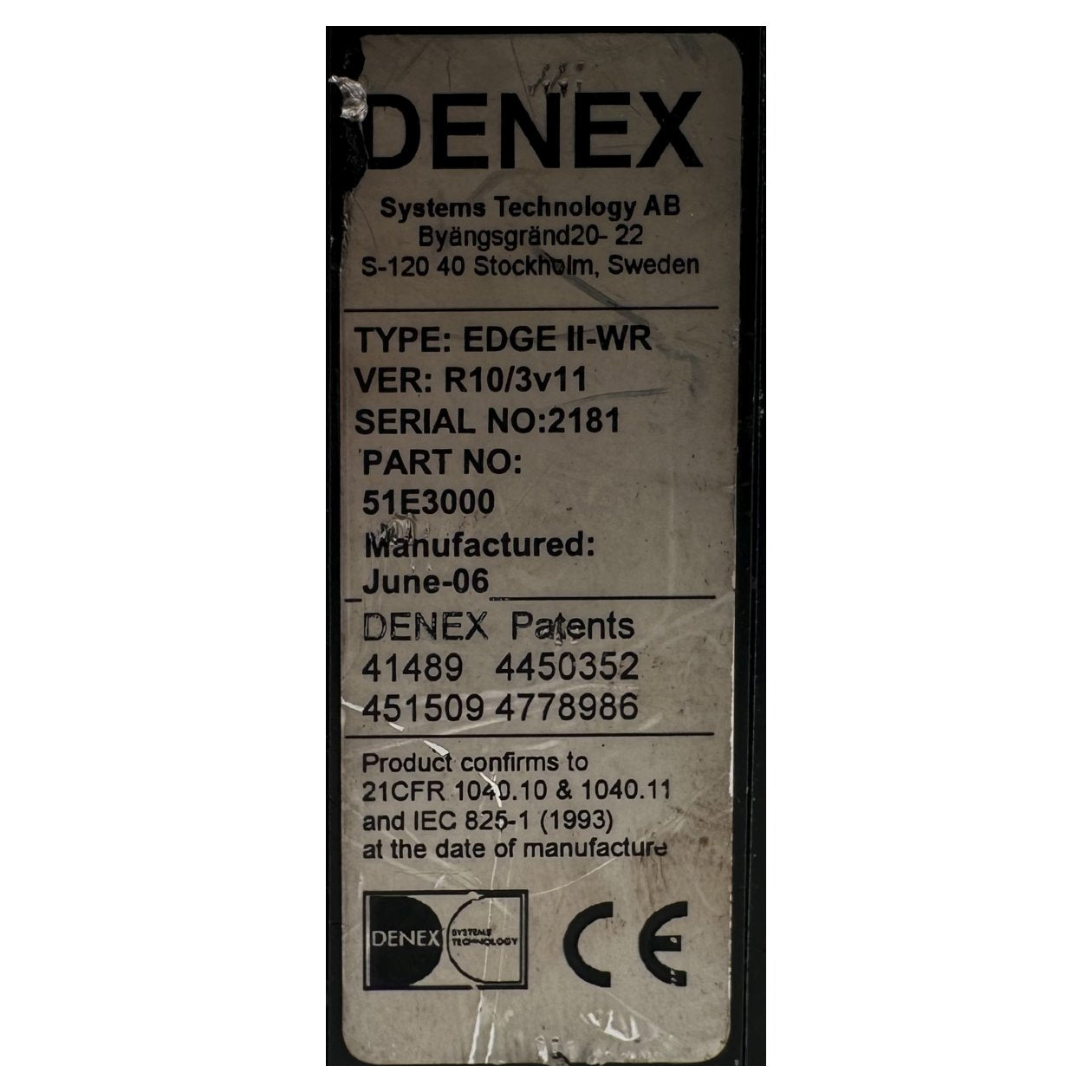 DJ632 EDGE-2-WR Denex 51E3000 R1073v11_4