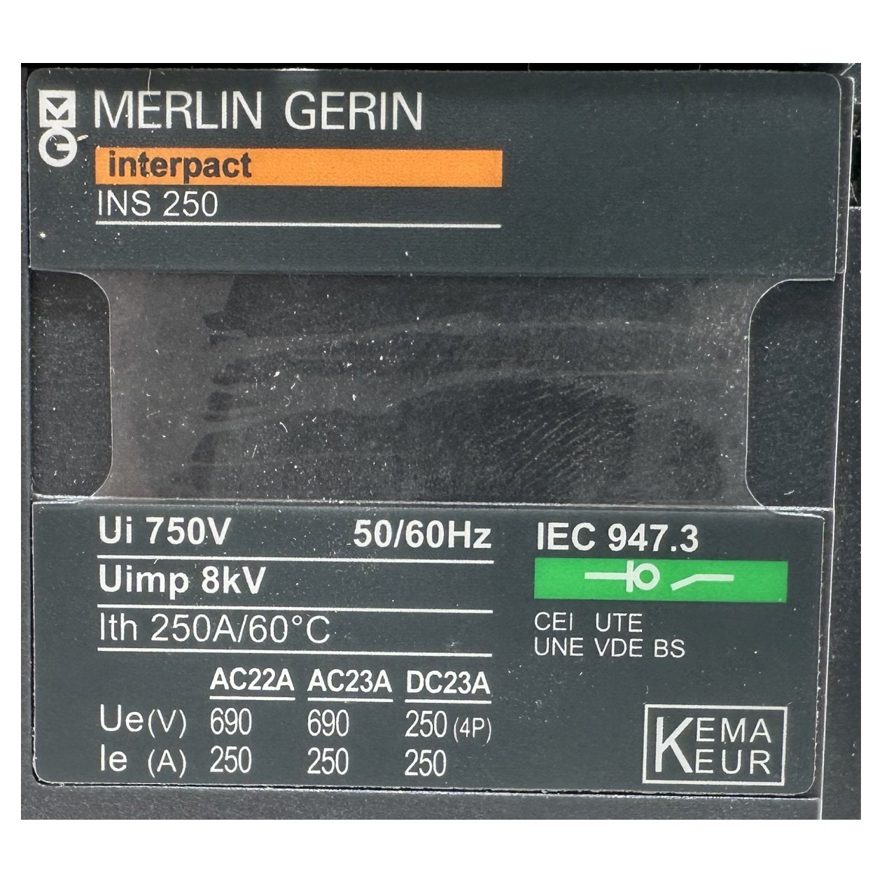 DJ646 Lasttrennschalter Merlin Gerin INS 250_3