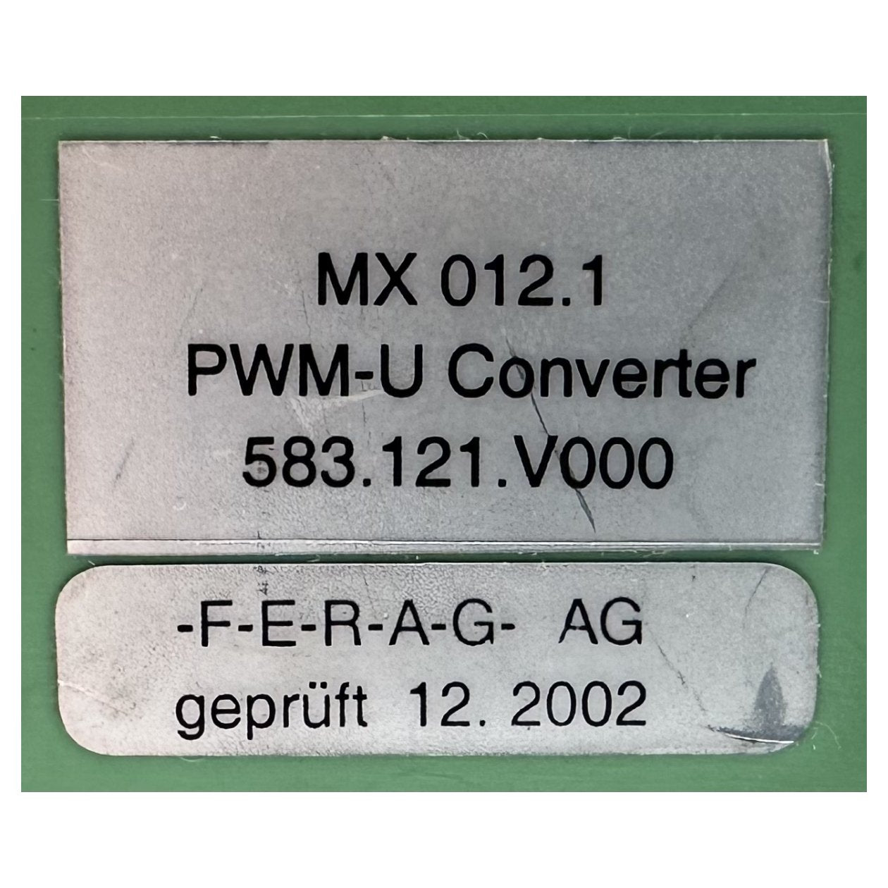 DJ663 MWM-U Converter Phoenix Contact MX012.1 Ferag 583.121.V000_3