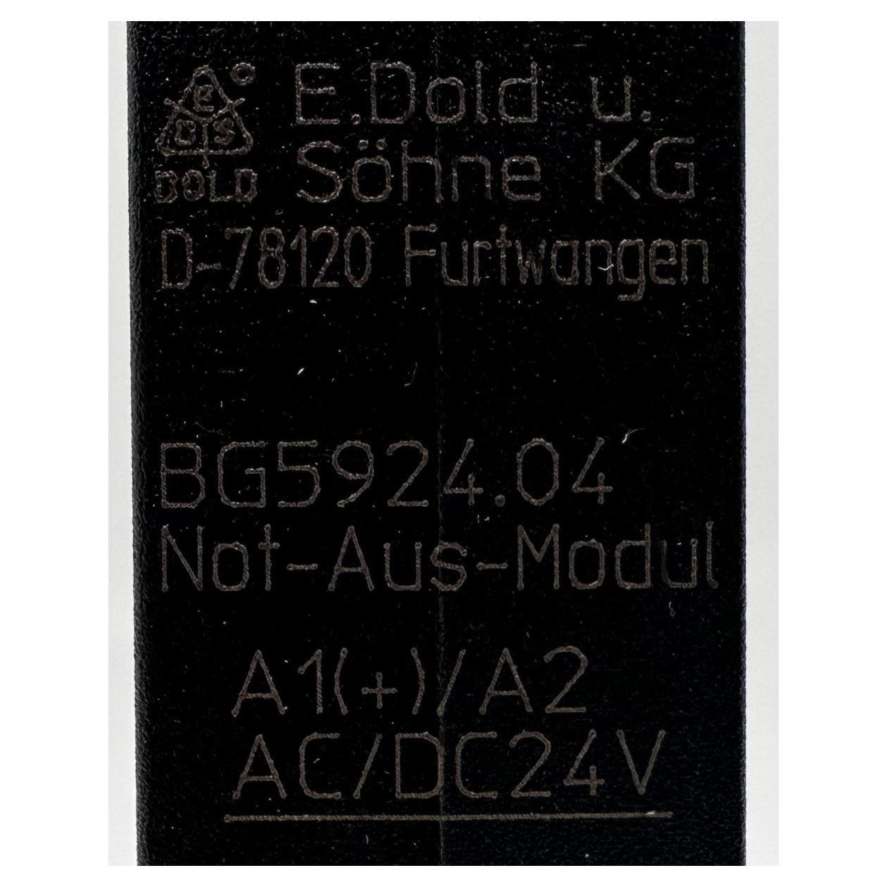 DJ73 Not-Aus-Modul Dold BG5924 BG5924.04_4