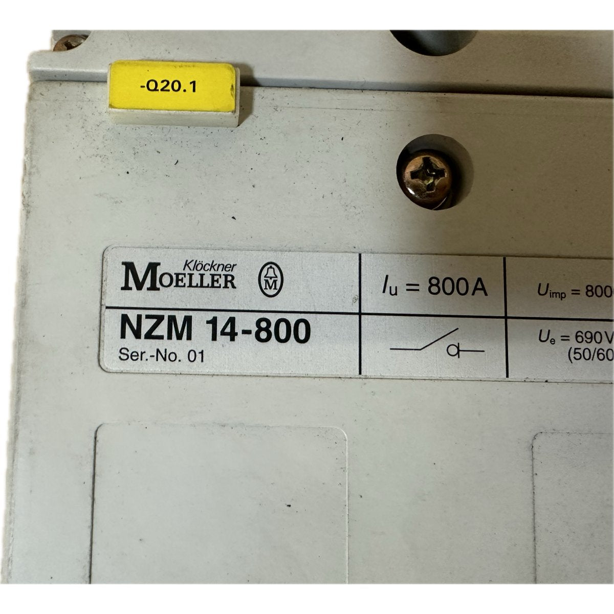 Moeller NZM14-800-4