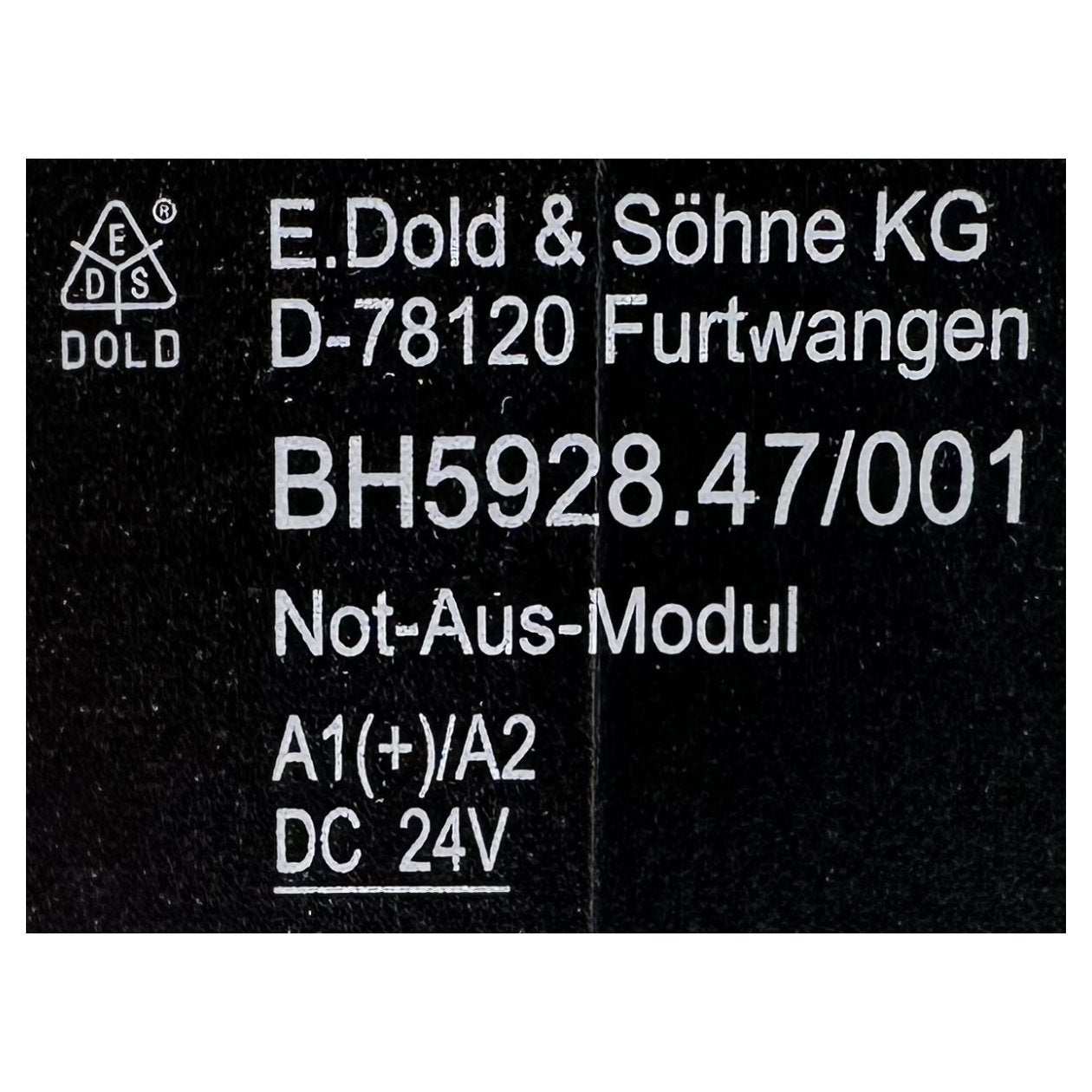 DJ77 Not-Aus-Modul Dold BH5928 BH5928.47/001_4