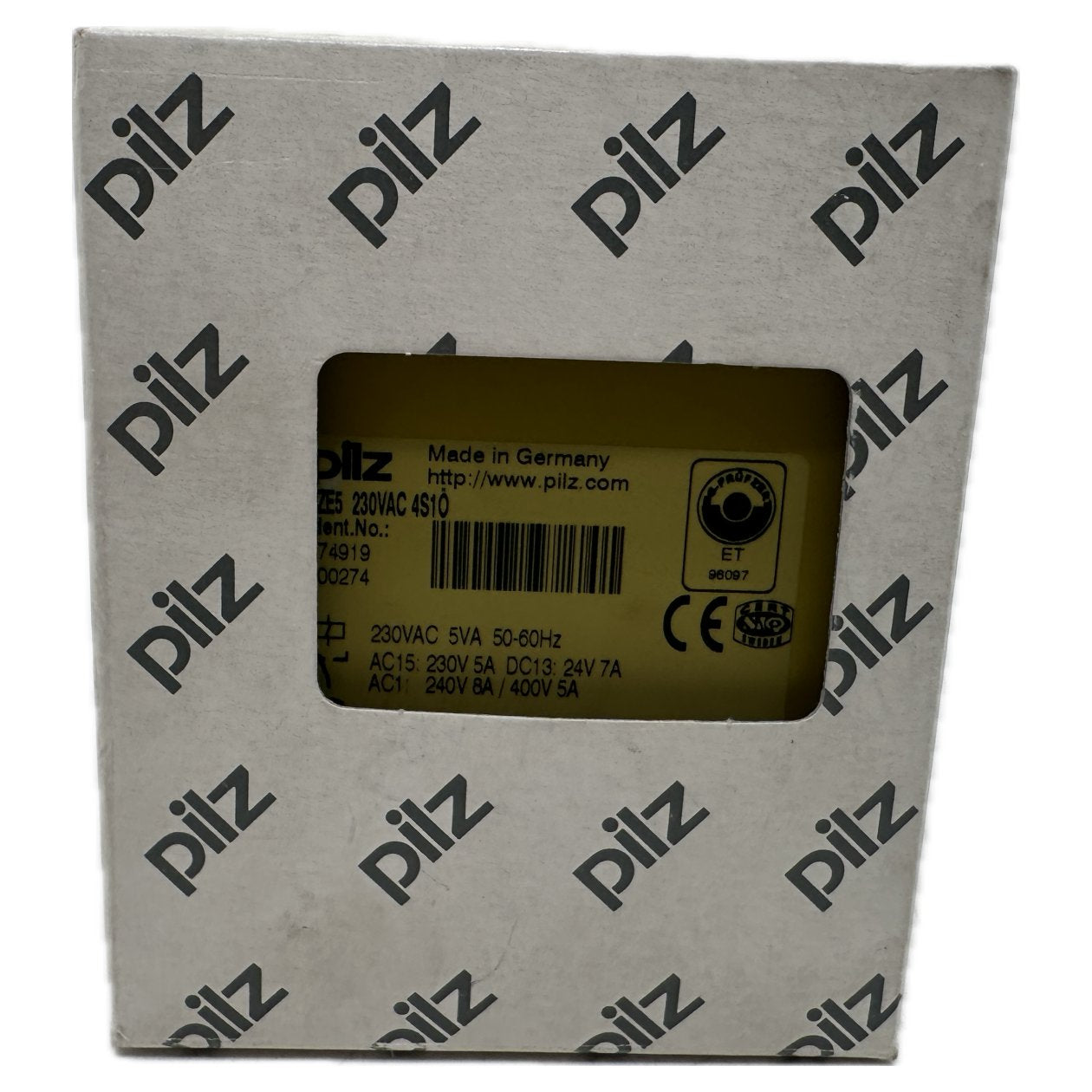 Not-Aus Relais Pilz PZE4 474919 OVP_4