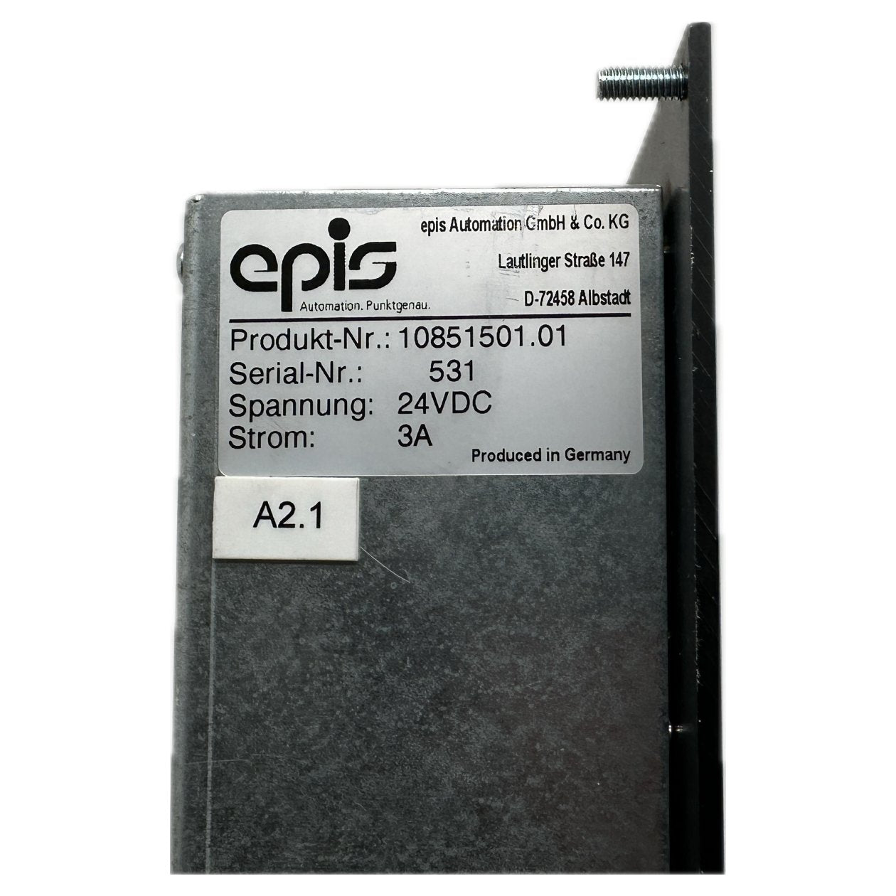 Bedieneinheit Epis 10851501.01_4