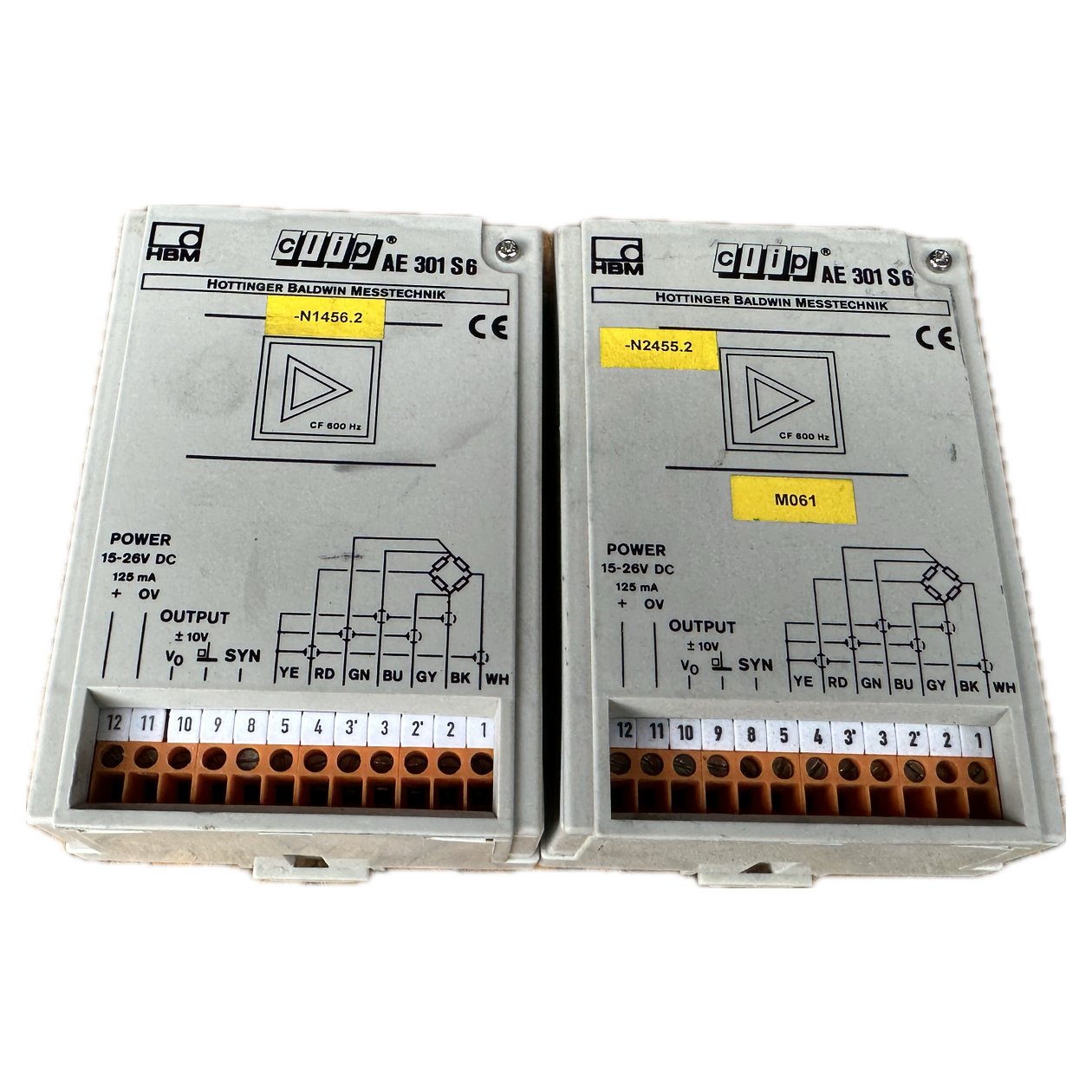 .FJ126 Posten 2 Stück Verstärker HBM AE 301 S6 AE301S6