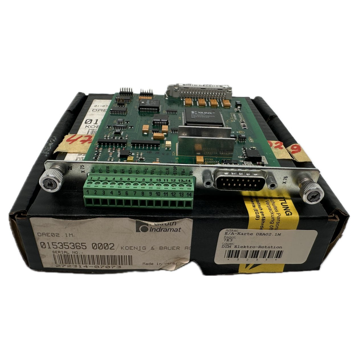 FJ158 Interface Karte Inverter Rexroth Indramat 109-0997-3A13-02 DAE2 DAE02.1