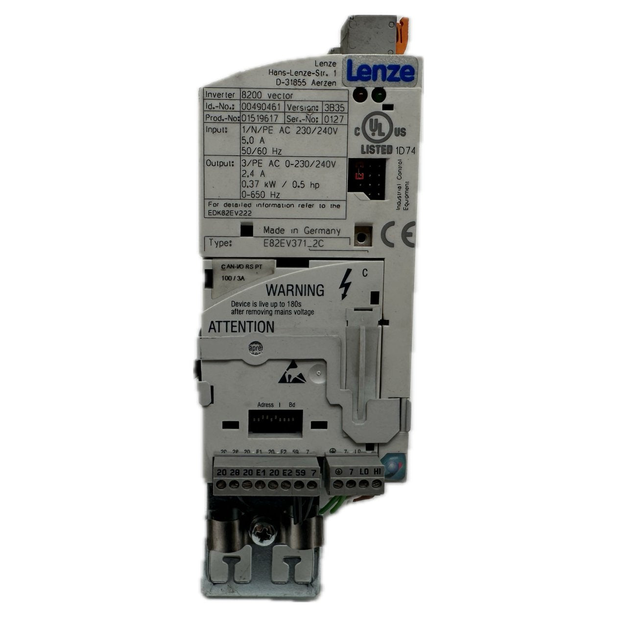 .FJ178 Frequenzumrichter Lenze E82EV371_2C 0,37 kW_3