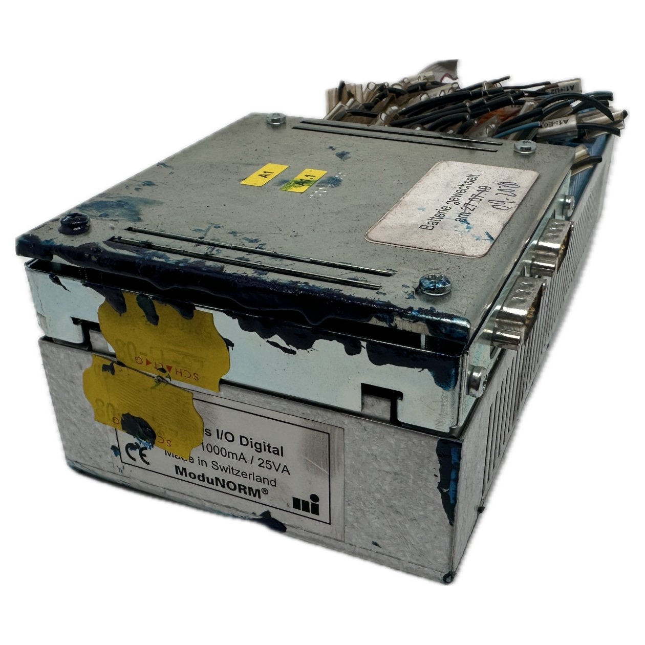 FJ204 PC-Basis I/O Module Ferag 5.940.578 Mikrap 10627 2B Druckfarbe am Gehäuse