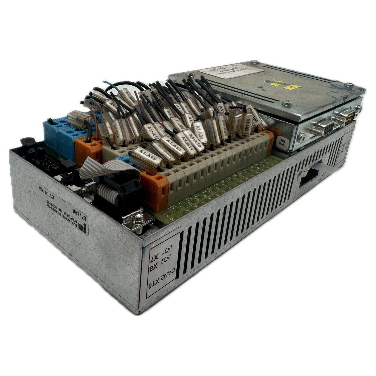 FJ204 PC-Basis I/O Module Ferag 5.940.578 Mikrap 10627 2B Druckfarbe am Gehäuse_3