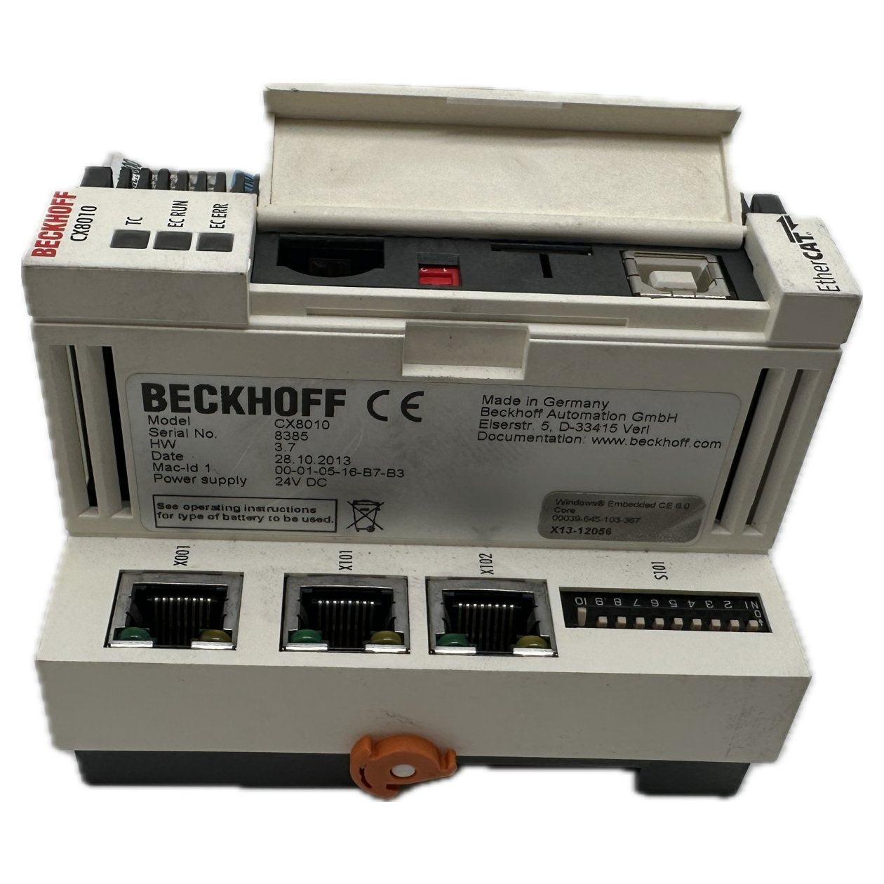 FJ206 EtherCat Embedded-PC Beckhoff CX8010_3