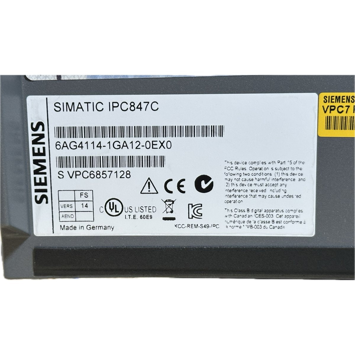 Siemens 6AG4114-1GA12-0EX0-4