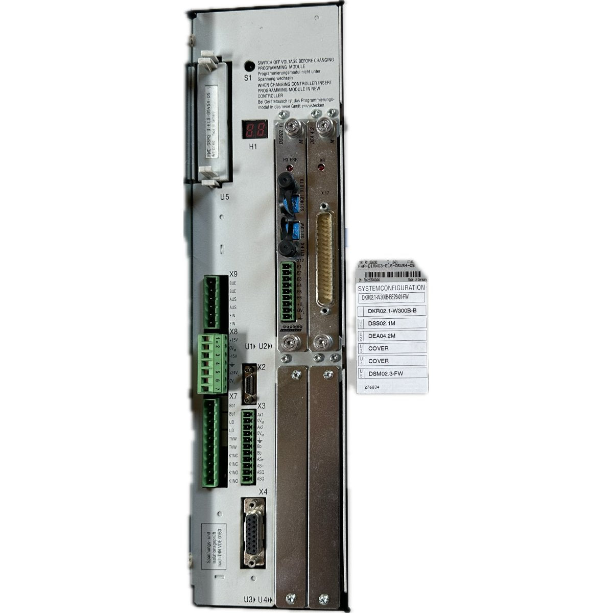 Indramat DKR02.1-W300B-BE23-01-FW-3