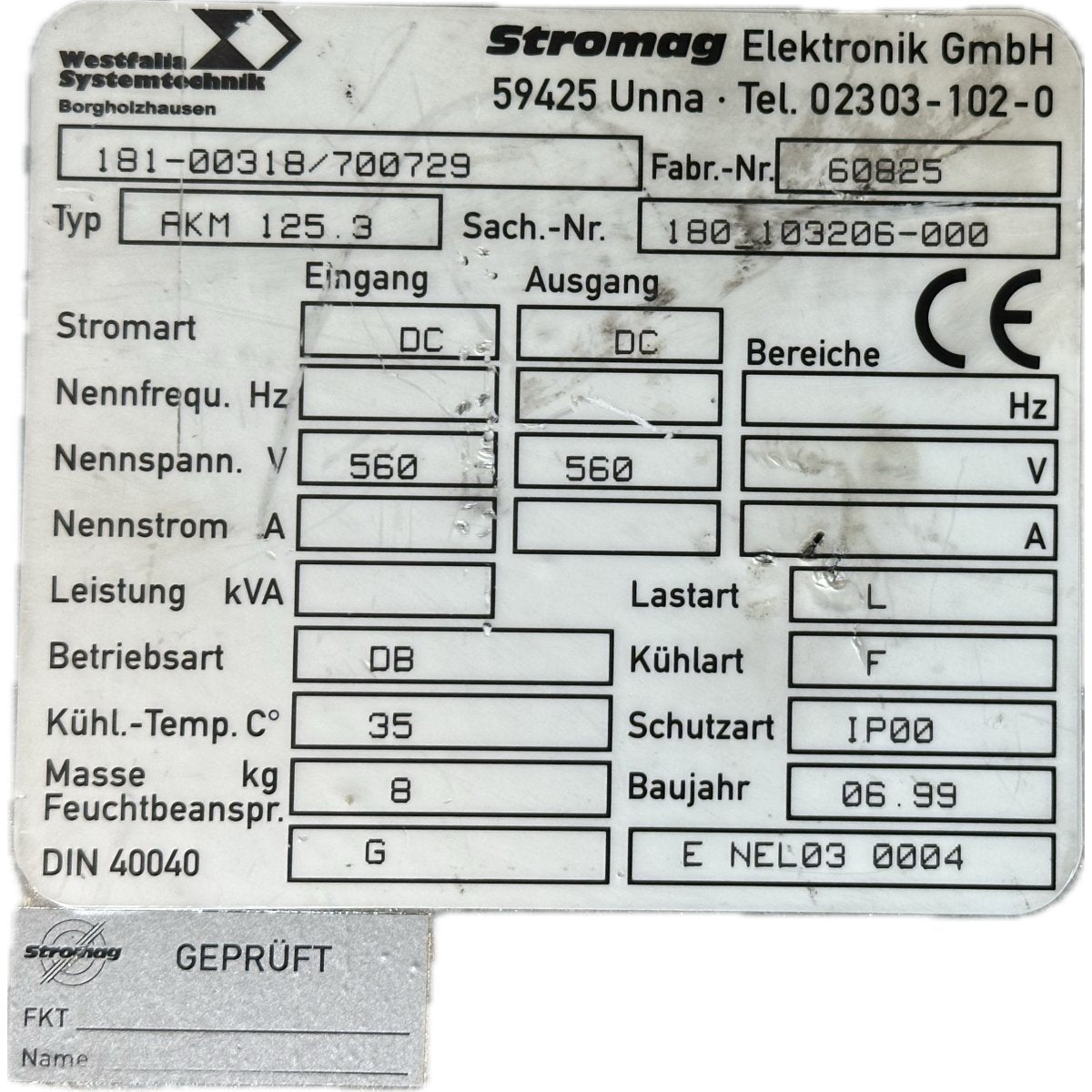 .FJ69 Servo Drive Stromag AKM 125.3_4