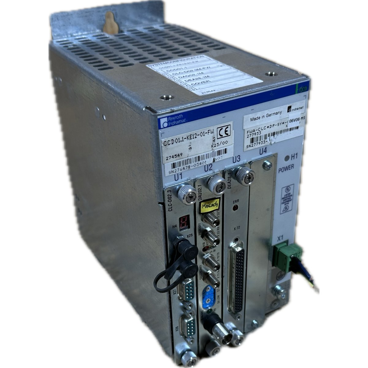 .FJ6 Rexroth Indramat CCD01.1-KE12-01-FW CLC-D02.3 DAQ02.1 DEA28.1