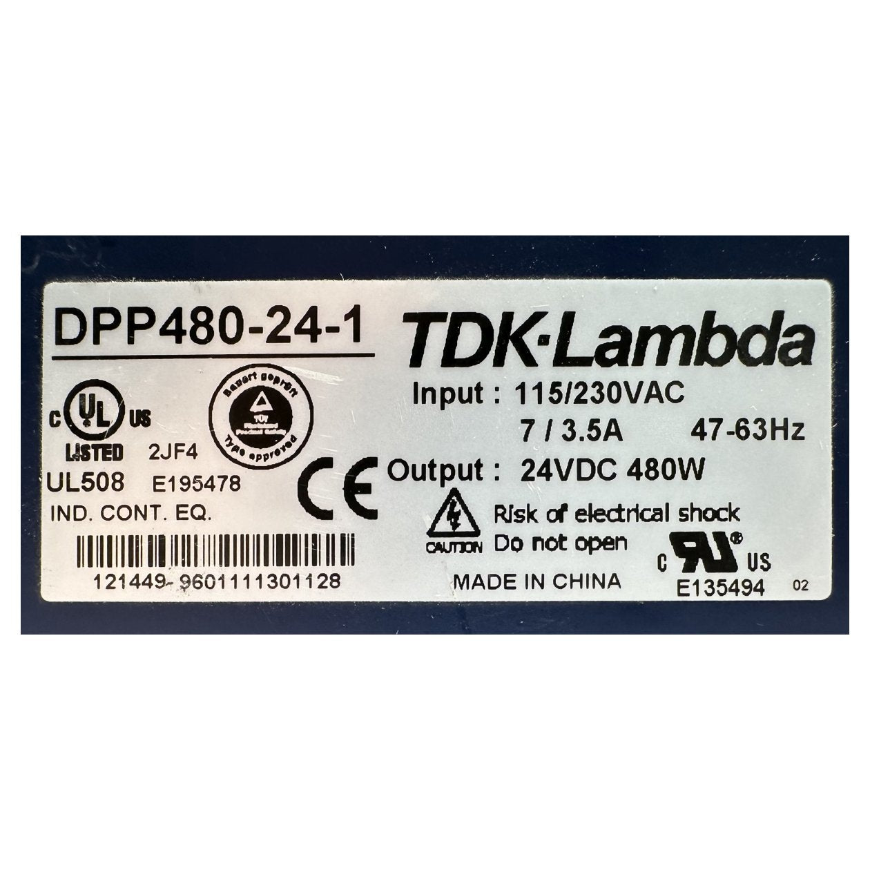 GJ158 Power Supply TDK-Lambda DPP480-24-1_3