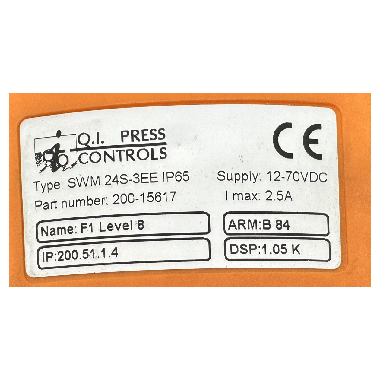 GJ172 MRC-3D Camera Q.I. Press Controls SWM 24S-3EE IP65 200-15617_3