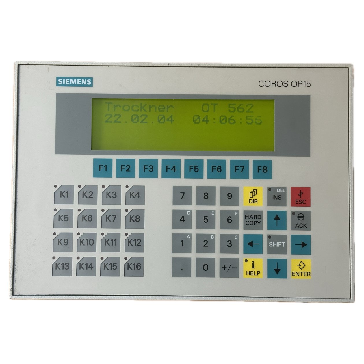 GJ188 Operator Panel OP15-C2 Siemens 6AV3515-1MA22-1AA0 6AV3 515-1MA22-1AA0