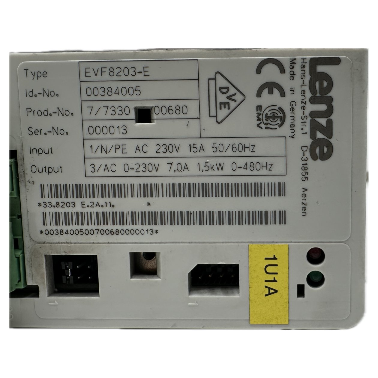 Frequenzumrichter Lenze EVF8203-E 33.8203 E.2A.11 1,5KW_3