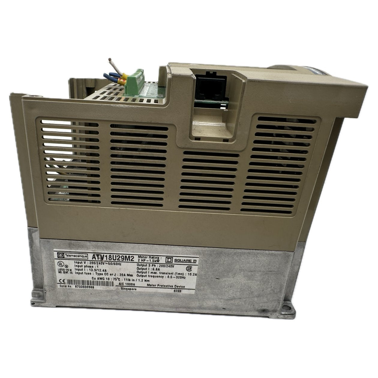 Frequenzumrichter Telemecanique ATV18U29M2 1,5KW Deckel fehlt_4