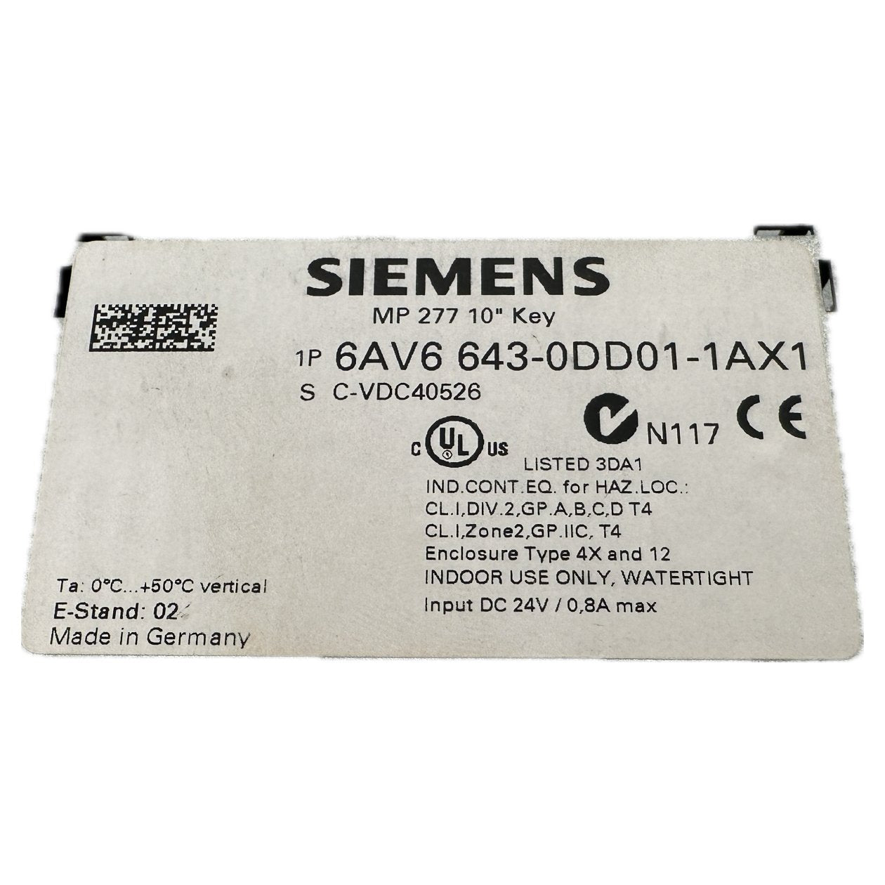 Bedienpanel MP277 Siemens 6AV6 643-0DD01-1AX1 6AV6643-0DD01-1AX1_5