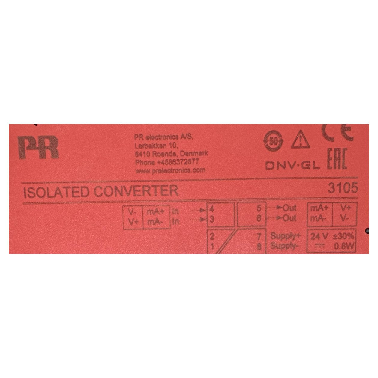 GJ225 Isolated Converter PR Electronics 3105_3