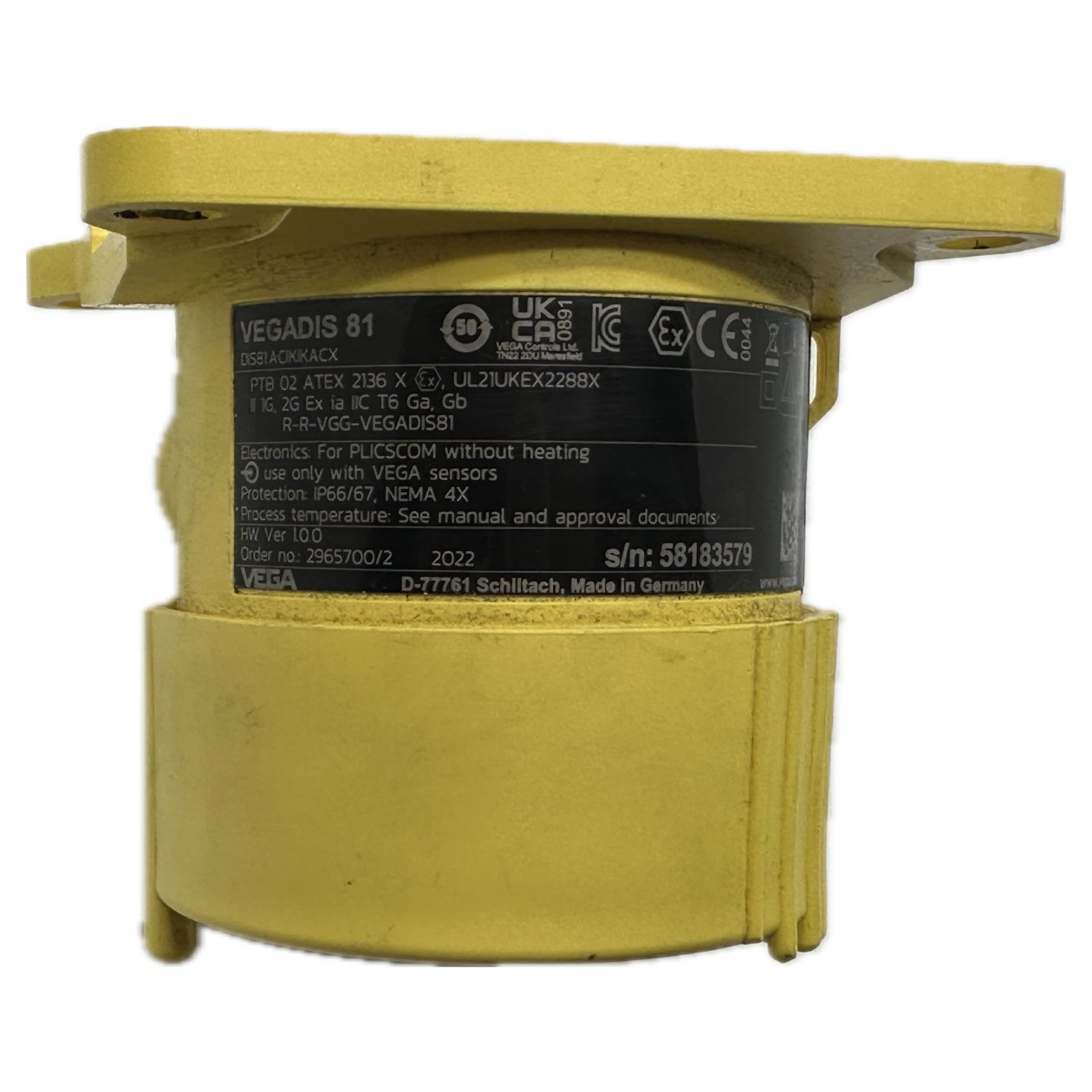 Externe digitale Anzeige und Bedieneinheit Vega VEGADIS 81 DIS81.ACIKIKACX_3