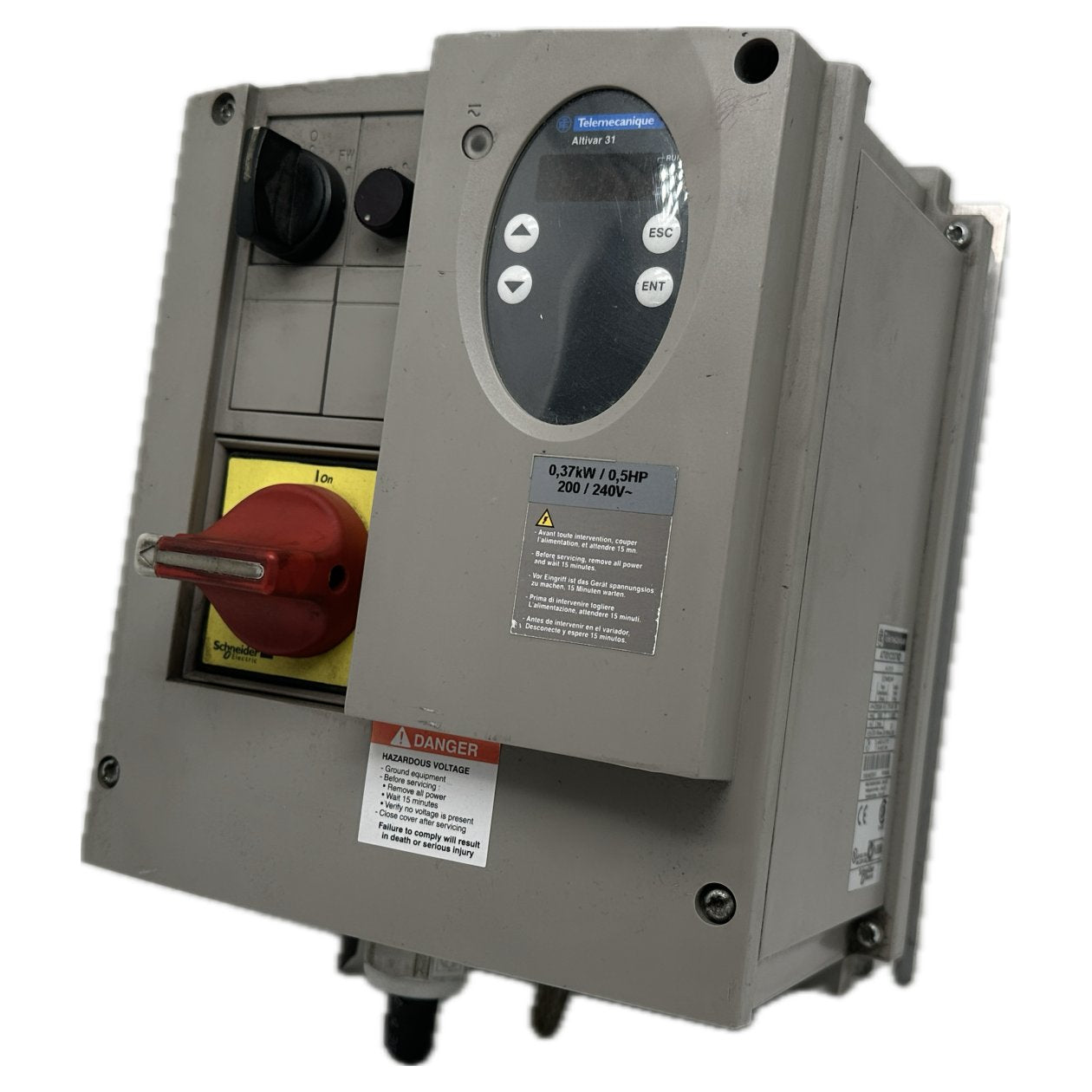 GJ305 Frequenzumrichter Telemecanique ATV31C037M2 0,37 kW / 0,5 HP