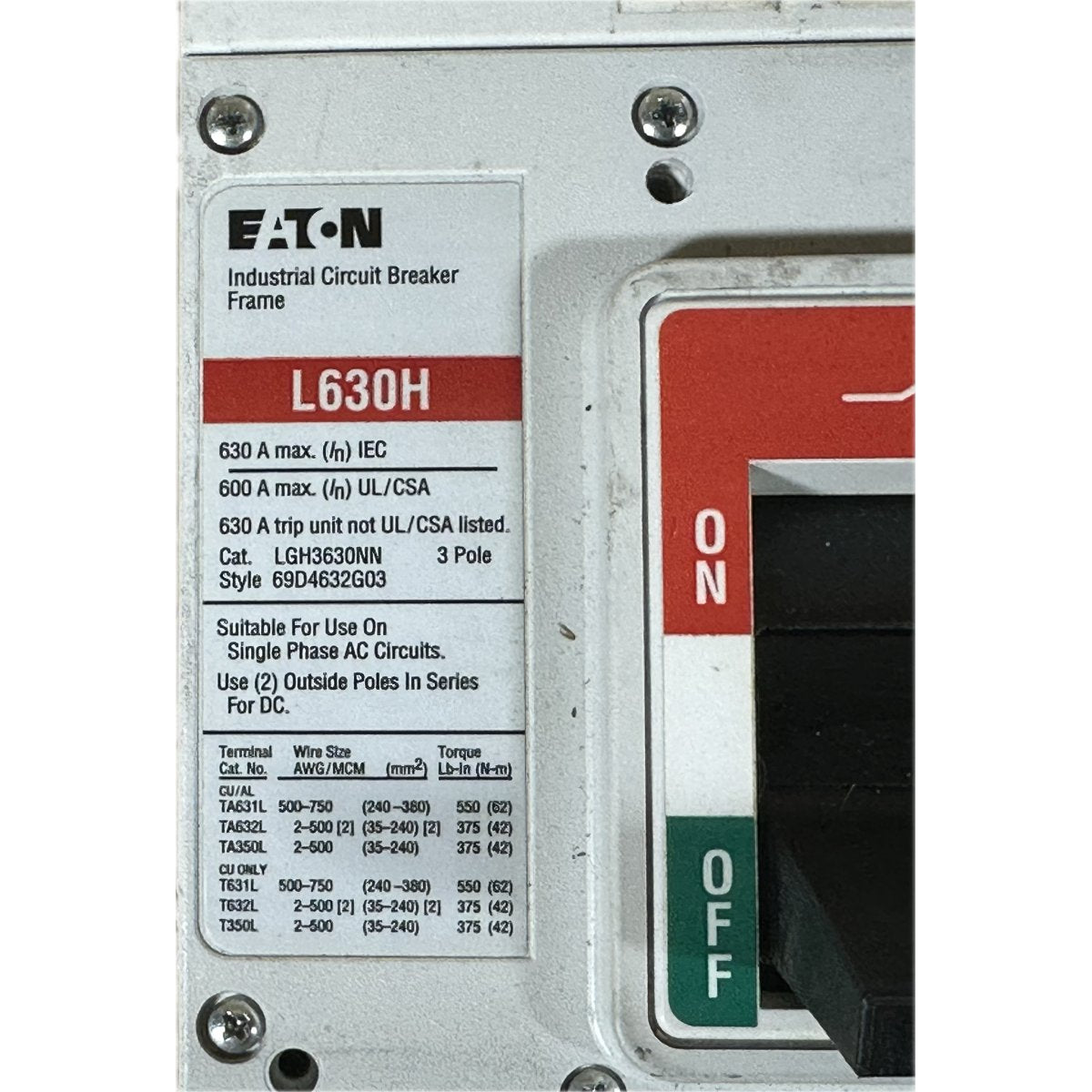 Eaton LGH3630NN-4