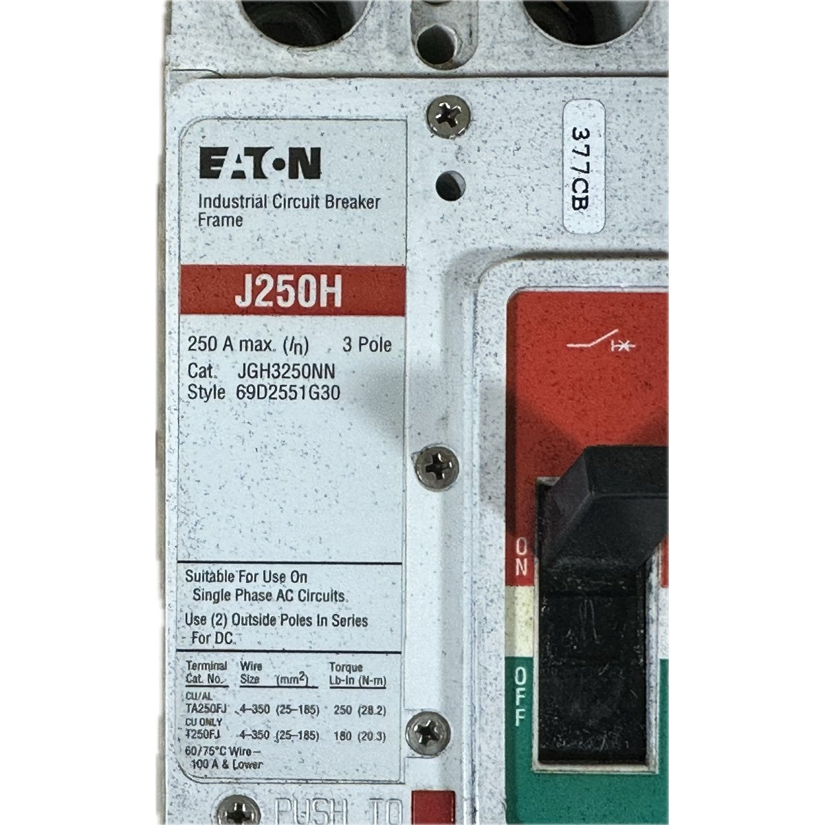 Eaton JGH3250NN-4